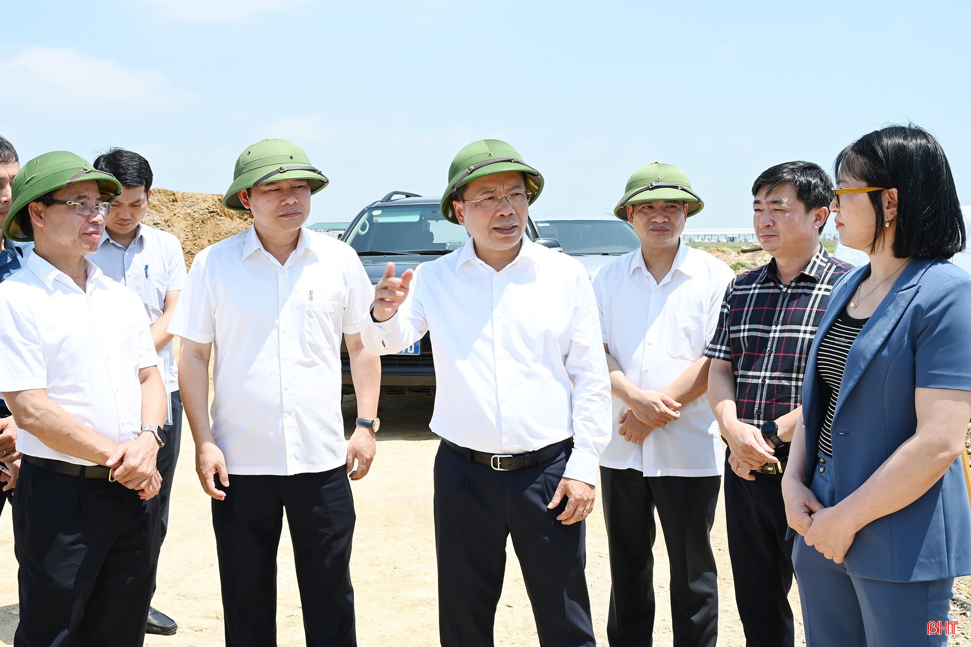 Bí thư Bí thư Tỉnh ủy Hà Tĩnh Nguyễn Duy Lâm kiểm tra, chỉ đạo đẩy nhanh tiến độ Khu công nghiệp Gia Lách mở rộng